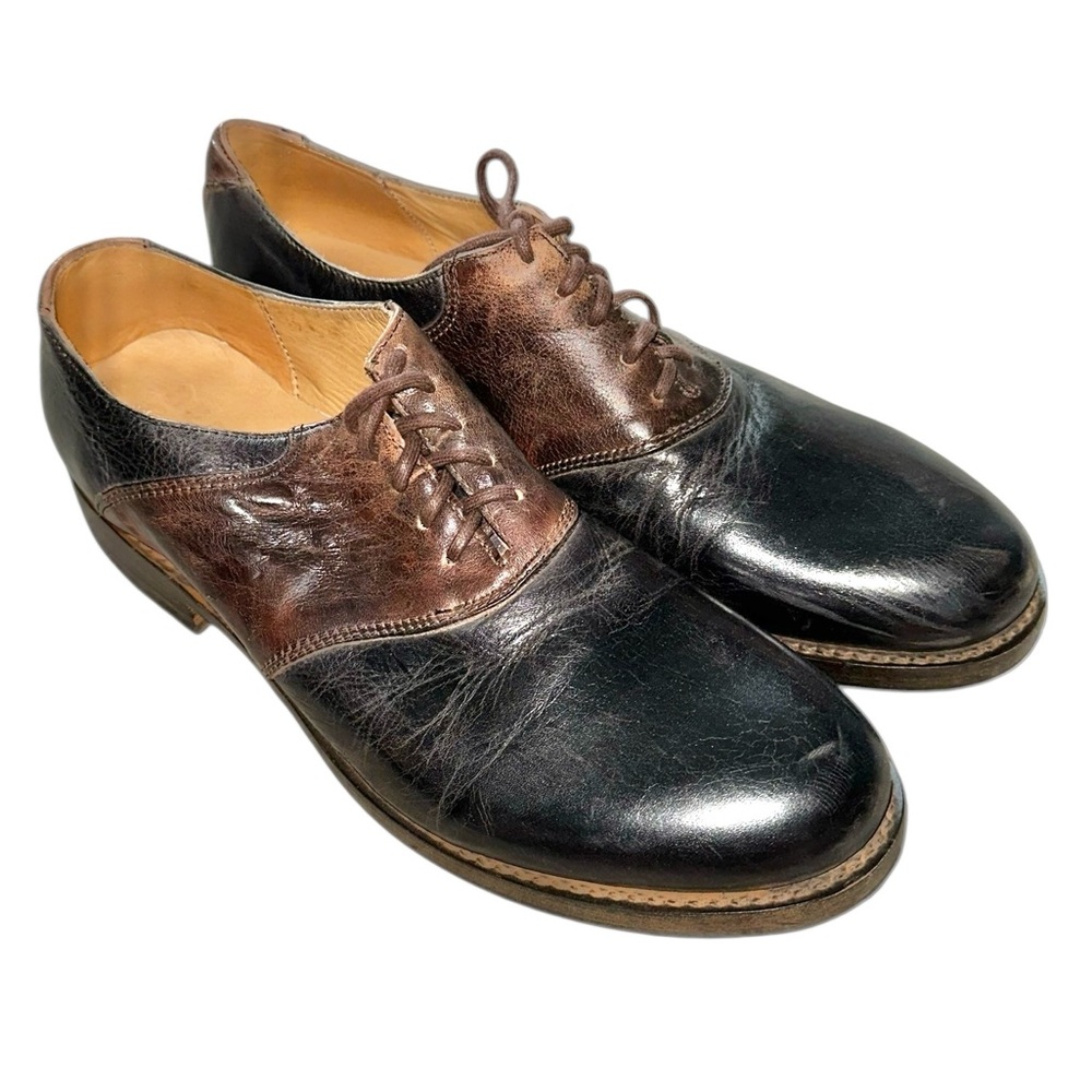 BED|STU Bedstu Bed Stu Spectator Oxfords Derbys Black Brown Leather Oxfords M 9